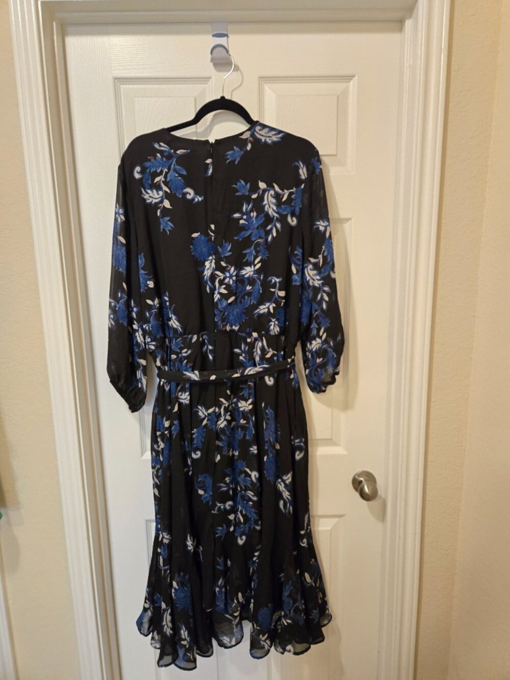 Lane Bryant black and blue dress size 22 new with tags - Picture 13 of 15